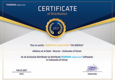 Zubair SEC member’s company Smartech Solution becomes exclusive agent for global company Posbank